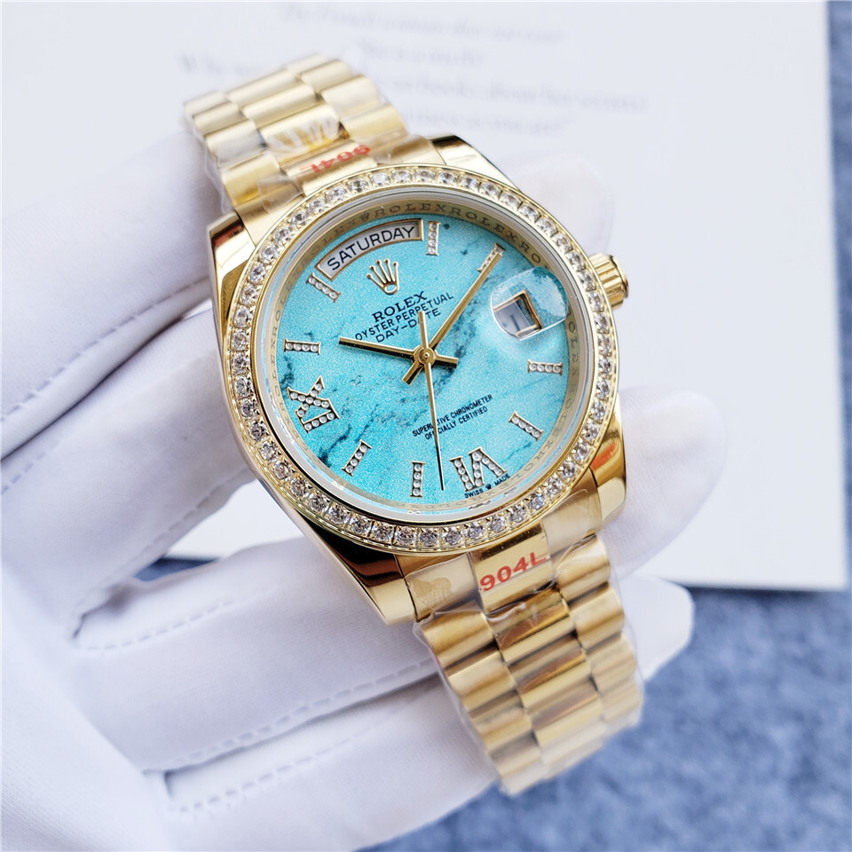 Women's Automatic Mechanical Watch 904L Stainless Steel36mm-RLX259