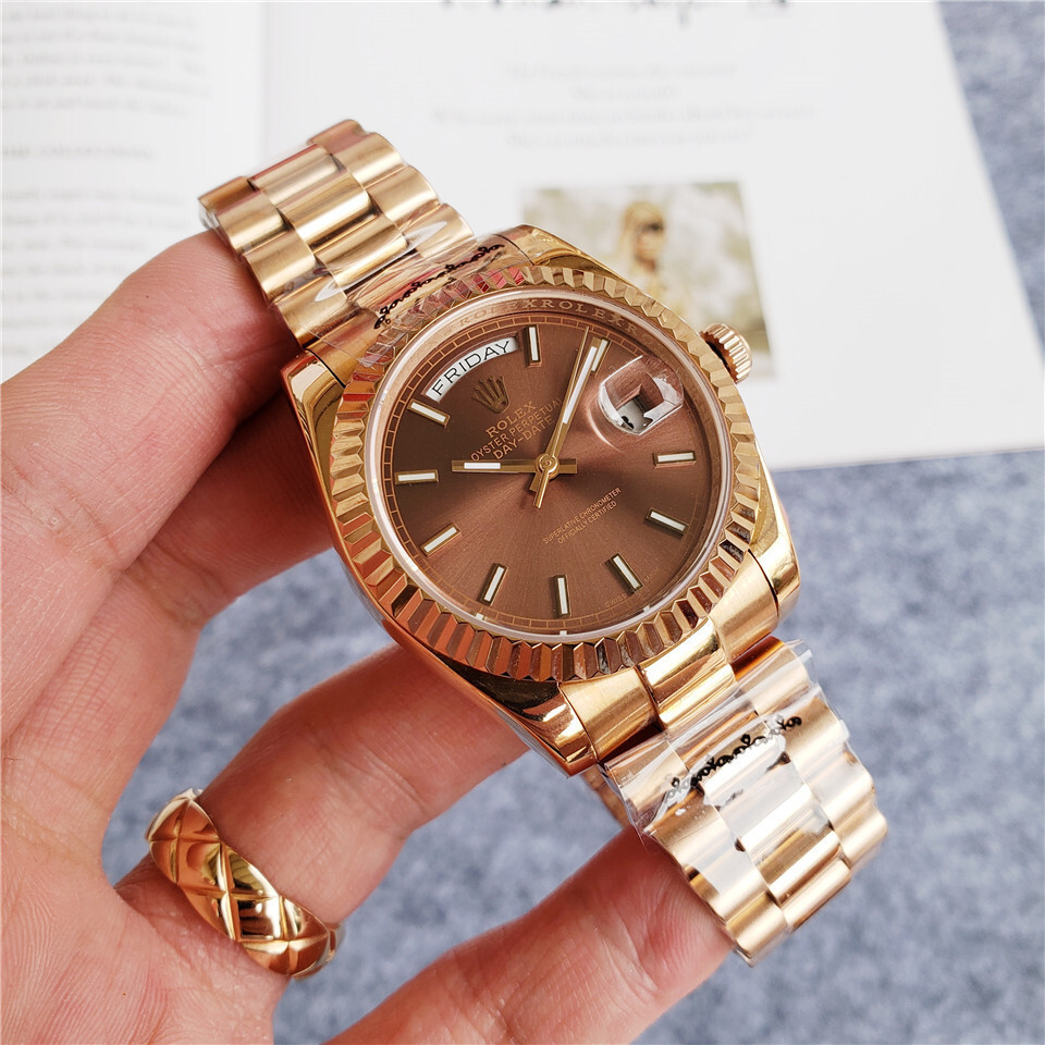 Women's Automatic Mechanical Watch 904L Stainless Steel36mm-RLX184