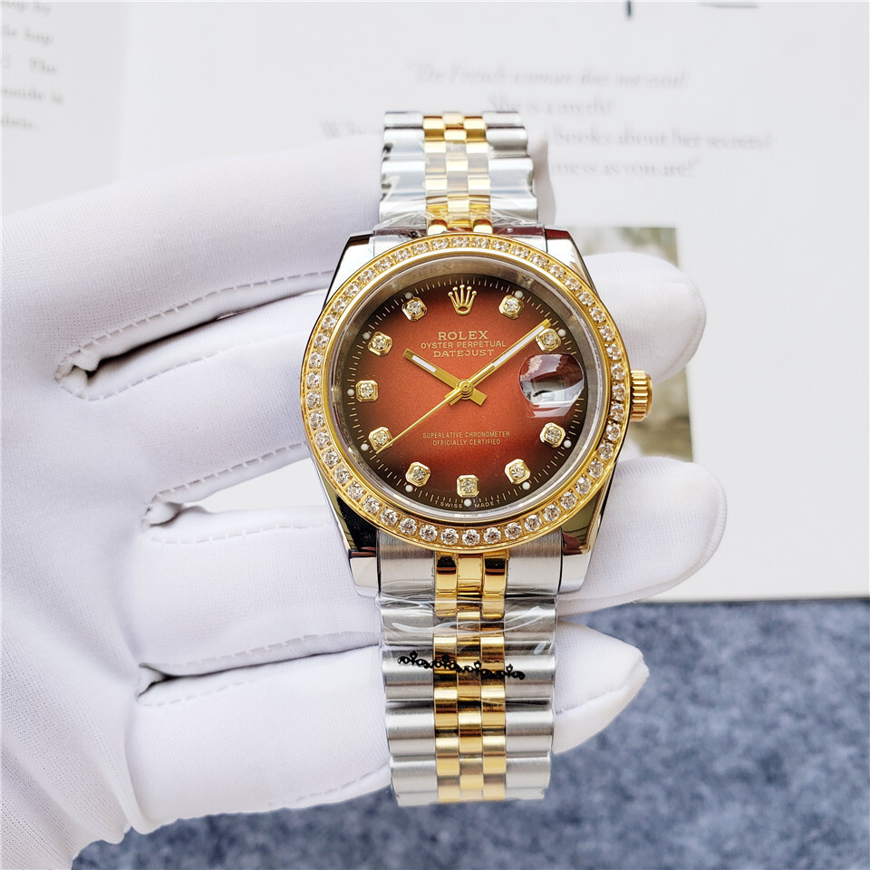 Women's Automatic Mechanical Watch 904L Stainless Steel36mm-RLX201