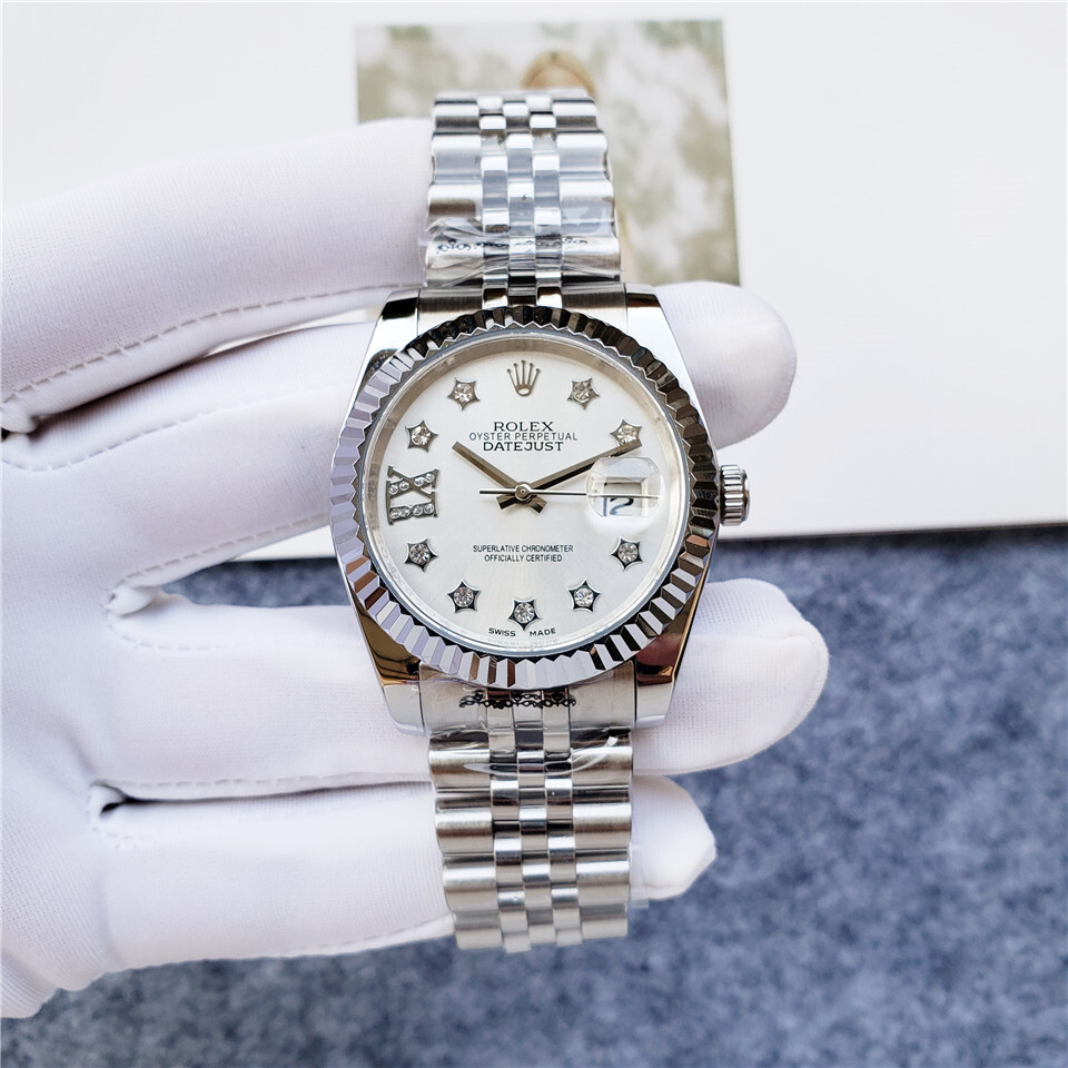 Women's Automatic Mechanical Watch 904L Stainless Steel36mm-RLX203