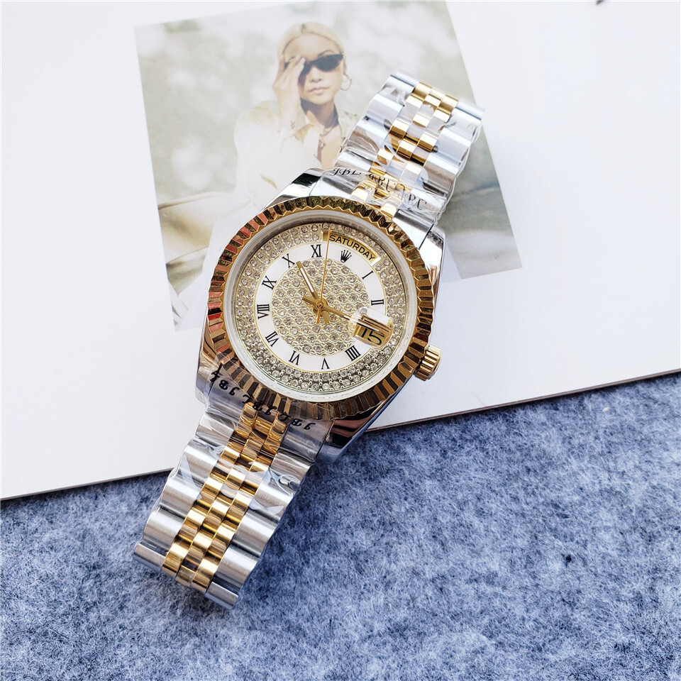 Women's Automatic Mechanical Watch 904L Stainless Steel36mm-RLX225