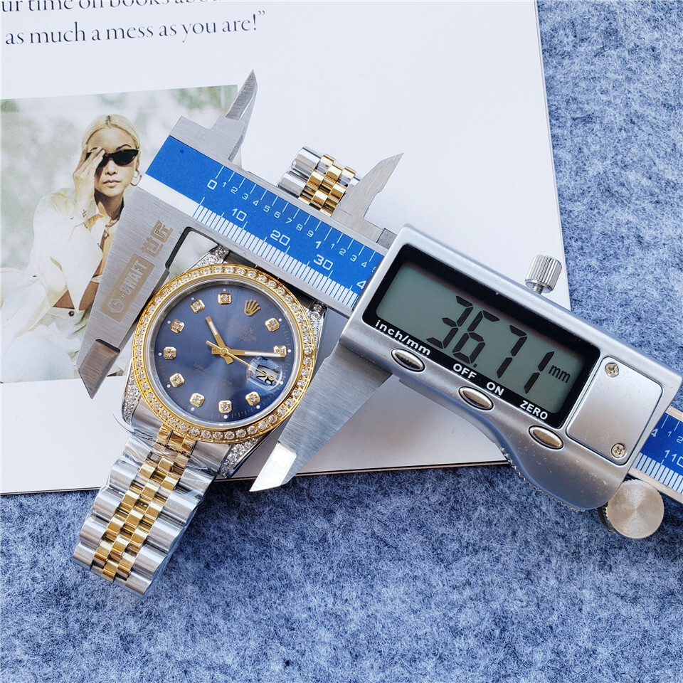 Women's Automatic Mechanical Watch 904L Stainless Steel36mm-RLX196