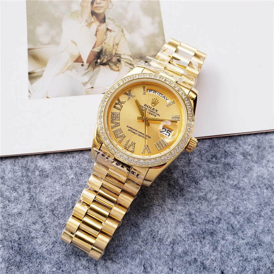 Women's Automatic Mechanical Watch 904L Stainless Steel36mm-RLX175