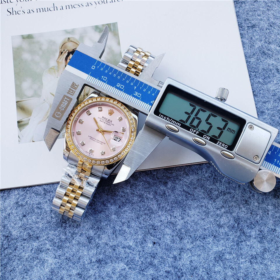 Women's Automatic Mechanical Watch 904L Stainless Steel36mm-RLX207