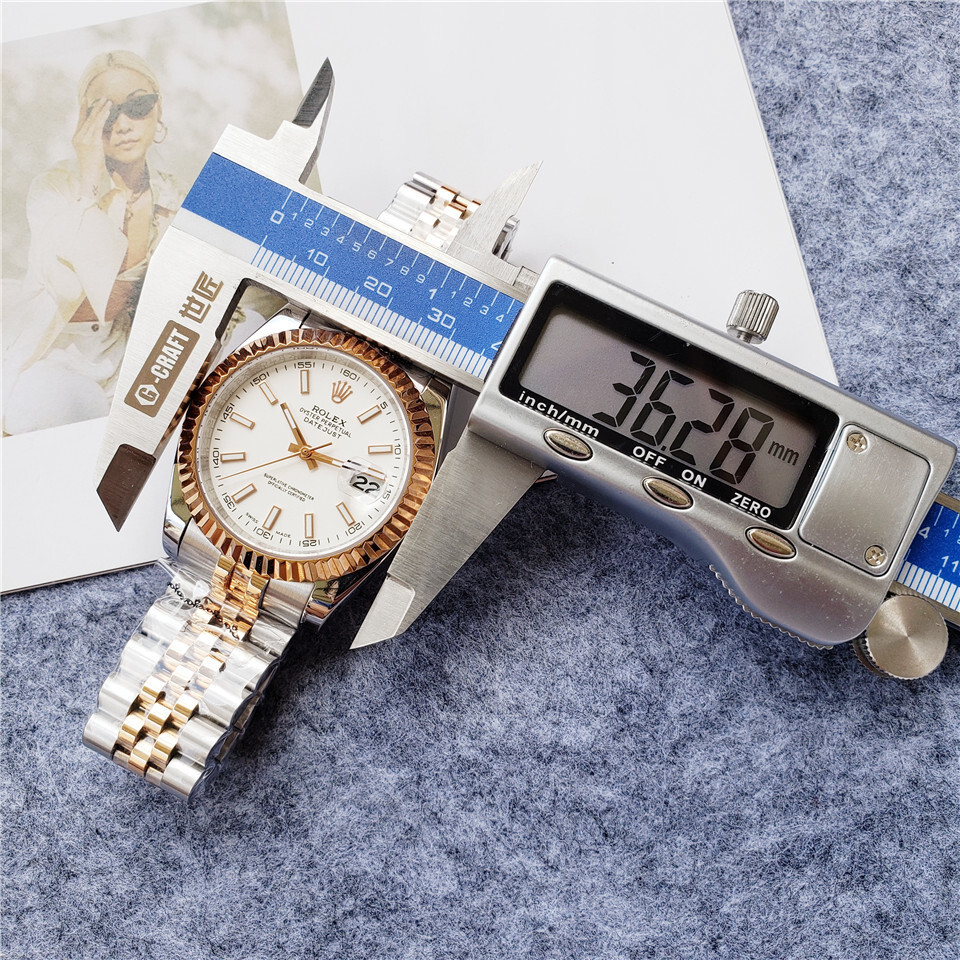 Women's Automatic Mechanical Watch 904L Stainless Steel36mm-RLX197