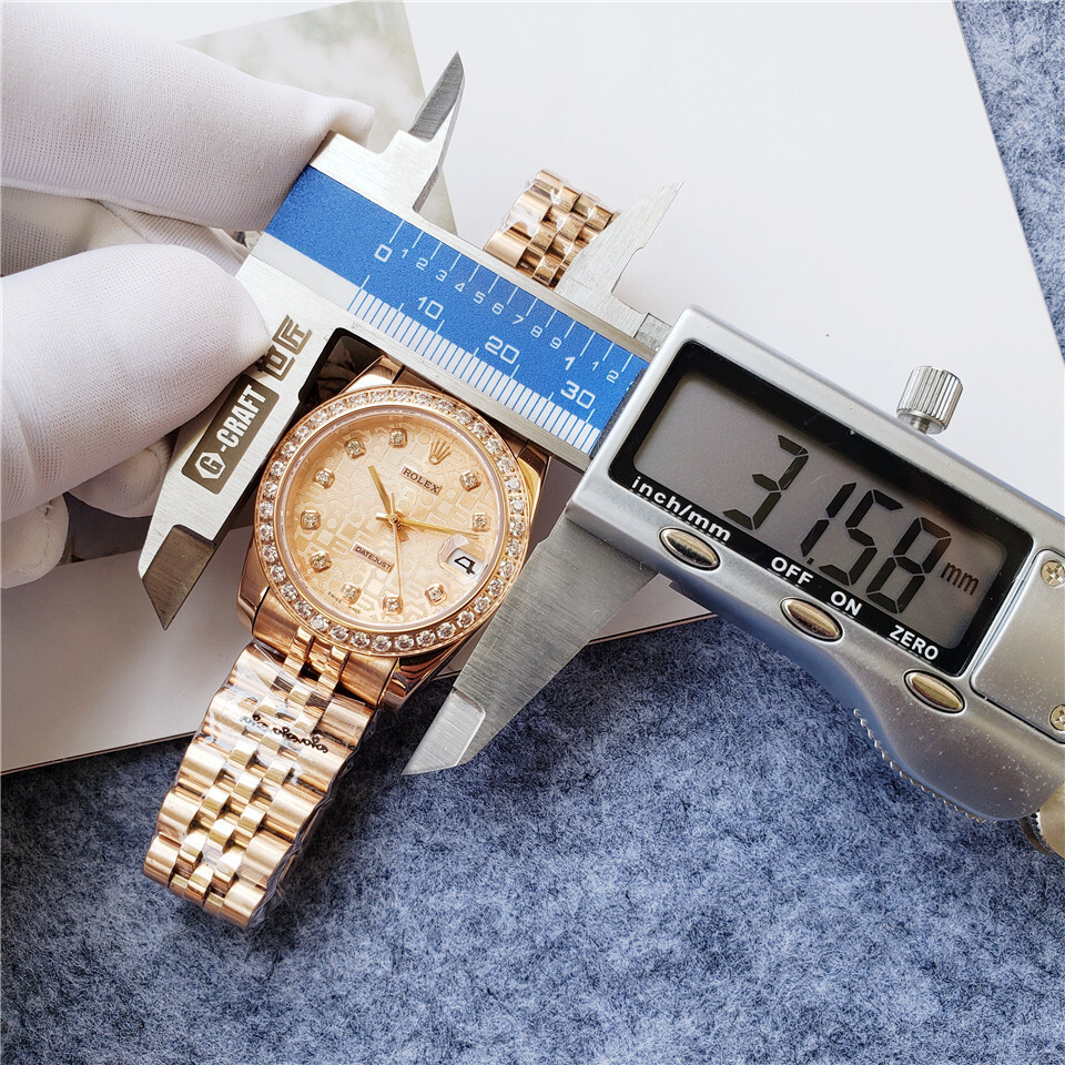 Women's Automatic Mechanical Watch 904L Stainless Steel31mm-RLX198