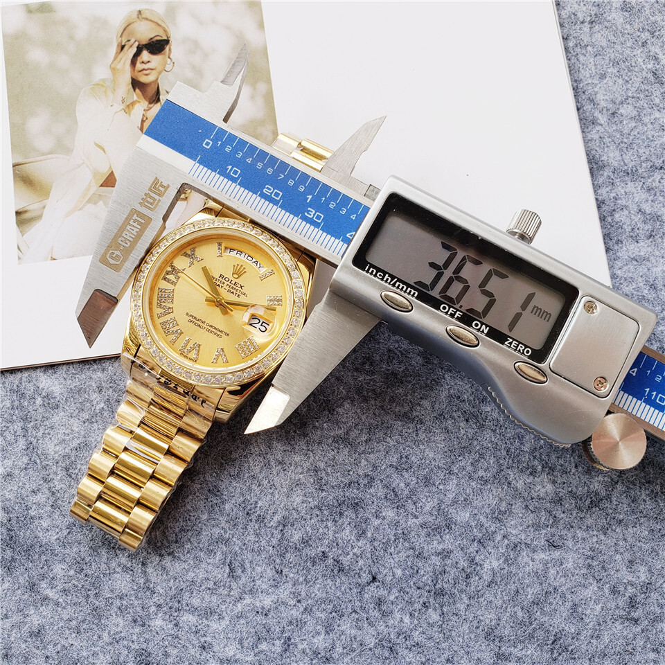 Women's Automatic Mechanical Watch 904L Stainless Steel36mm-RLX175