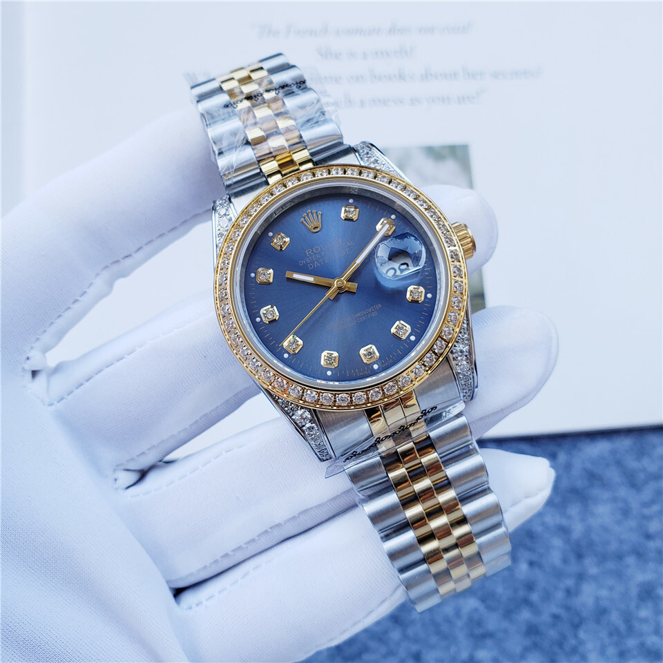 Women's Automatic Mechanical Watch 904L Stainless Steel36mm-RLX196