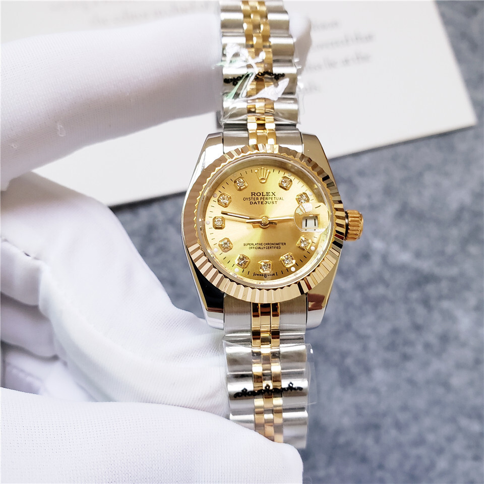 Women's Automatic Mechanical Watch 904L Stainless Steel28mm-RLX156