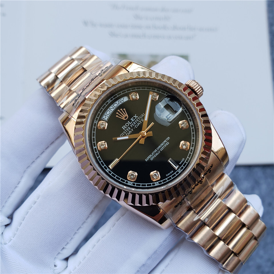 Women's Automatic Mechanical Watch 904L Stainless Steel36mm-RLX153
