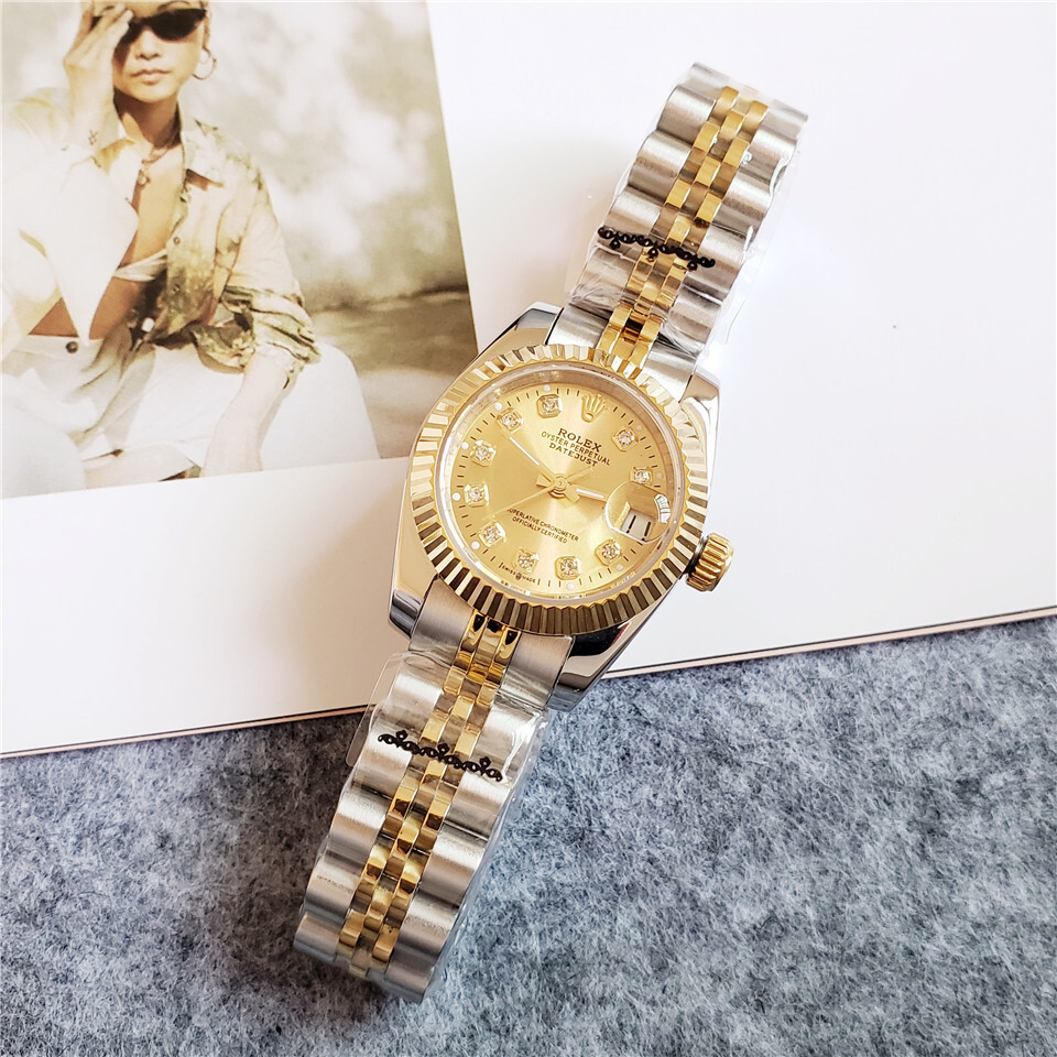 Women's Automatic Mechanical Watch 904L Stainless Steel28mm-RLX156