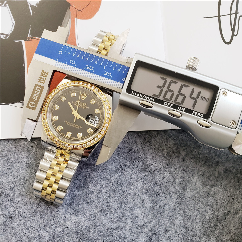 Women's Automatic Mechanical Watch 904L Stainless Steel36mm-RLX145