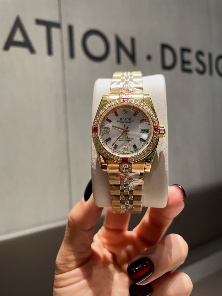 Lady Quartz Movement Watch 904L Stainless Steel 31mm - RLX568