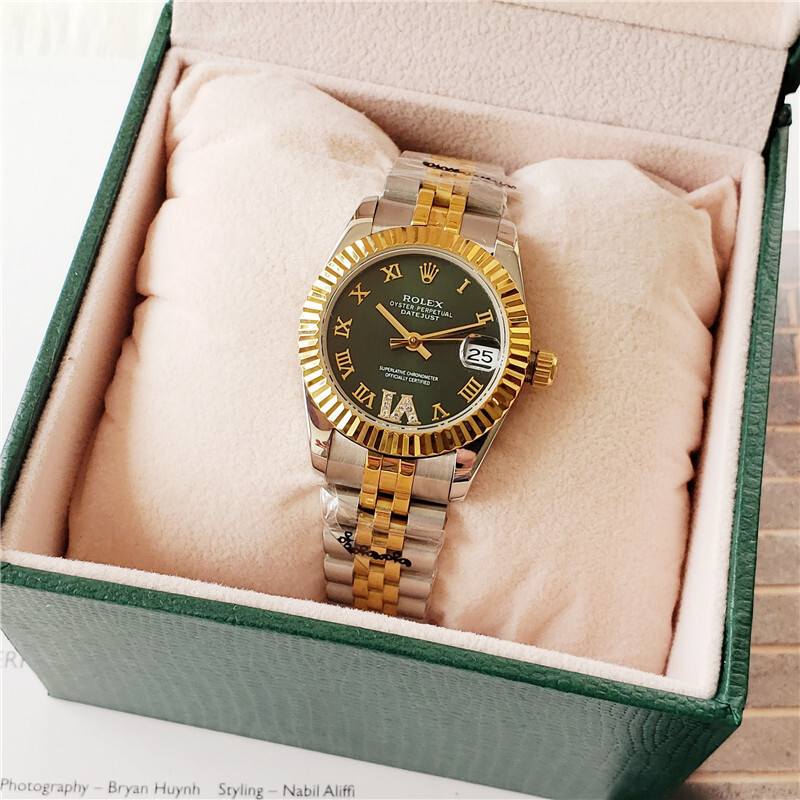 Women's Automatic Mechanical Watch 904L Stainless Steel31mm-RLX60