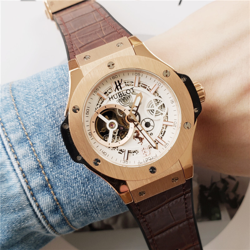 Men's Automatic Mechanical Watch 904L Stainless Steel 42mm-HB21