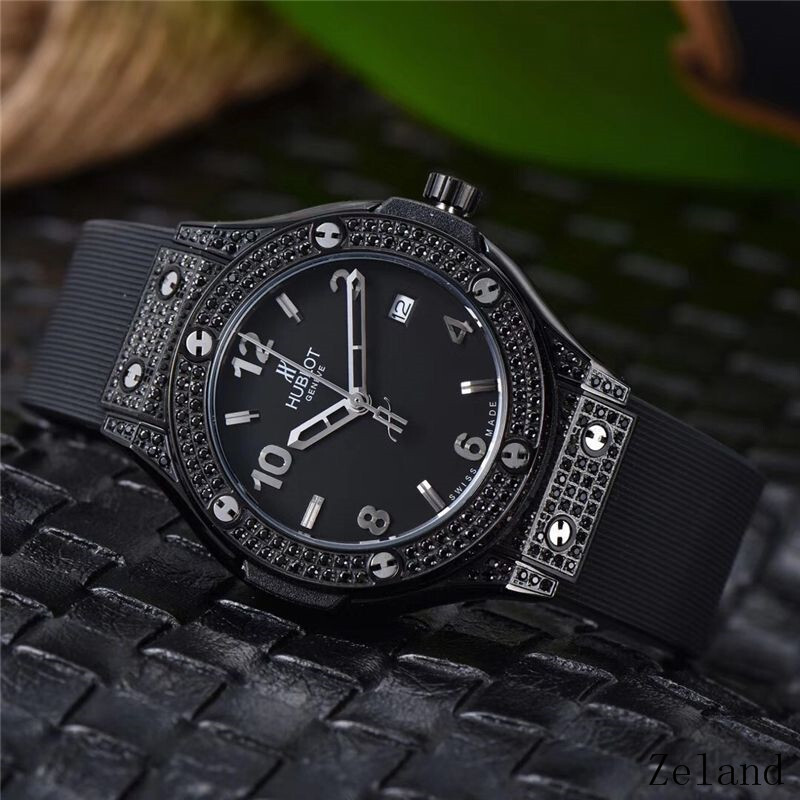 Men's Quartz Watch Chronograph 904L Stainless Steel 33mm-HB42