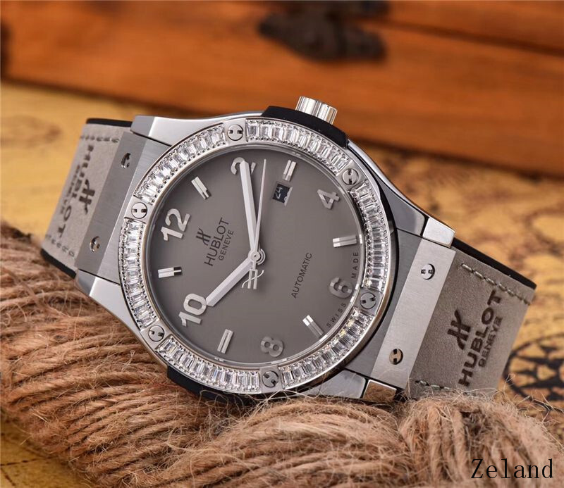 Men's Automatic Mechanical Watch 904L Stainless Steel 42mm-HB33