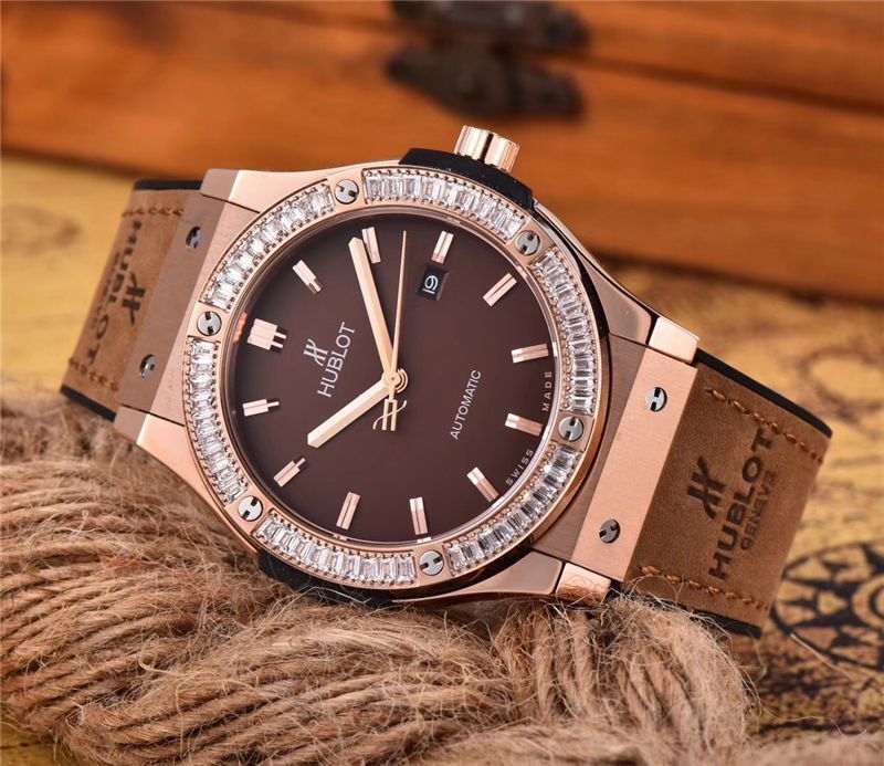 Men's Automatic Mechanical Watch 904L Stainless Steel 42mm-HB30