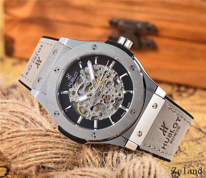 Men's Automatic Mechanical Watch 904L Stainless Steel 42mm-HB47
