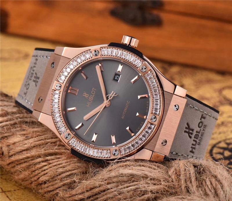 Men's Automatic Mechanical Watch 904L Stainless Steel 42mm-HB30