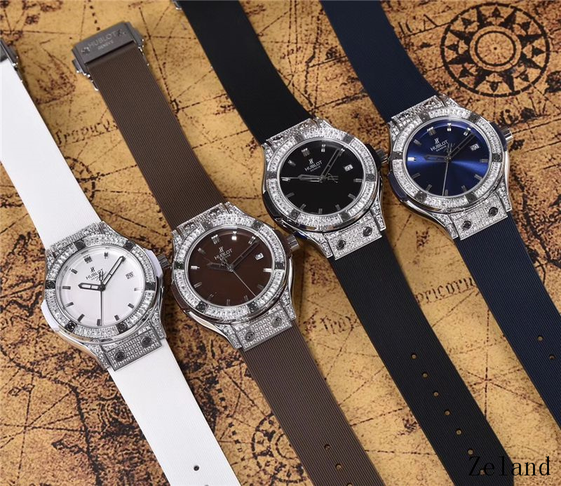 Women's  Quartz Watch Chronograph 904L Stainless Steel 33mm-HB44