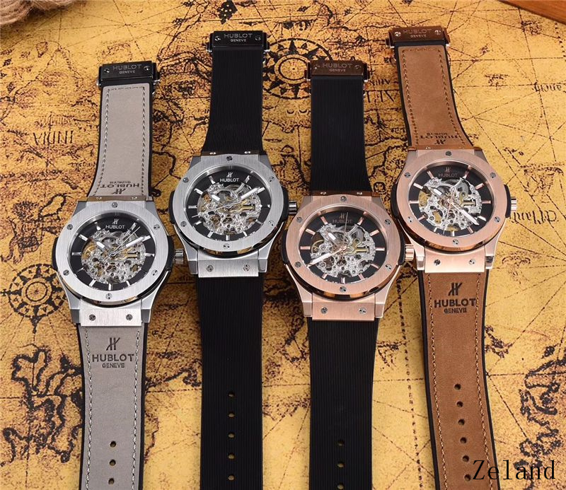 Men's Automatic Mechanical Watch 904L Stainless Steel 42mm-HB47