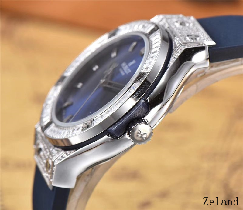 Women's  Quartz Watch Chronograph 904L Stainless Steel 33mm-HB44