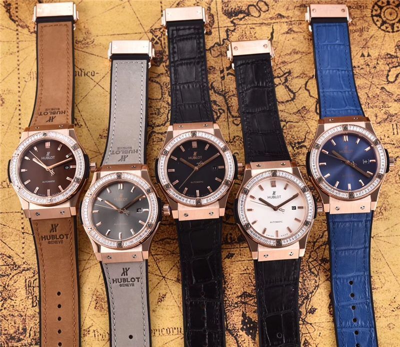 Men's Automatic Mechanical Watch 904L Stainless Steel 42mm-HB30