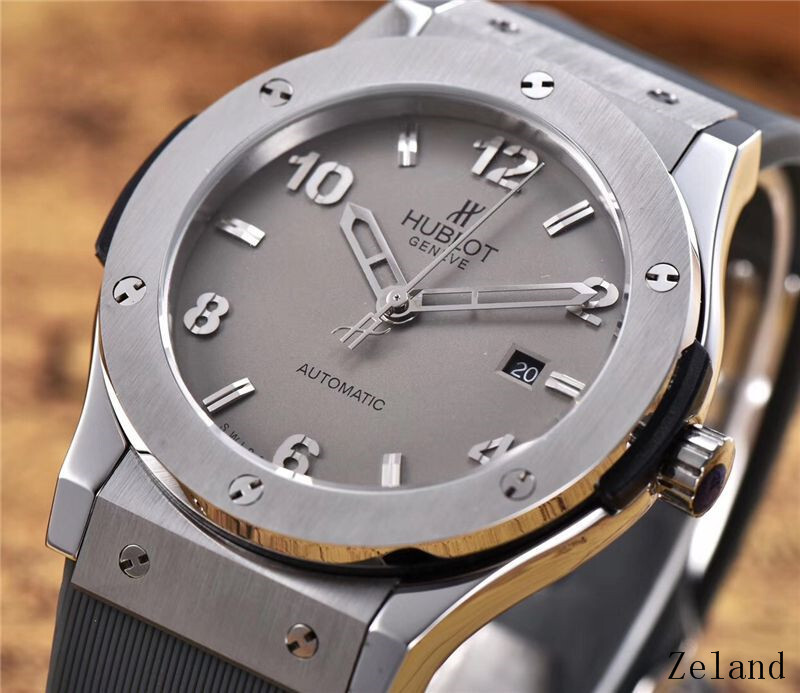 Men's Automatic Mechanical Watch 904L Stainless Steel 42mm-HB36