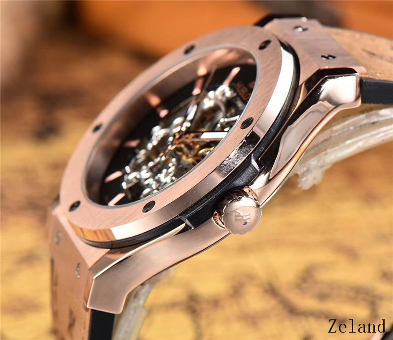 Men's Automatic Mechanical Watch 904L Stainless Steel 42mm-HB47
