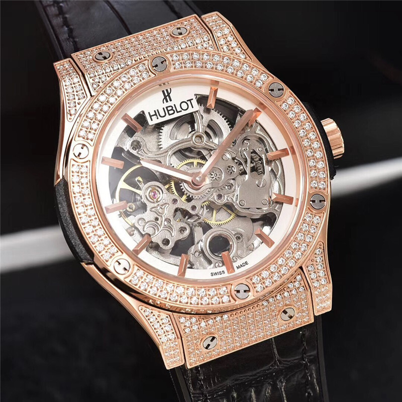 Men's Automatic Mechanical Watch 904L Stainless Steel 41mm-HB13
