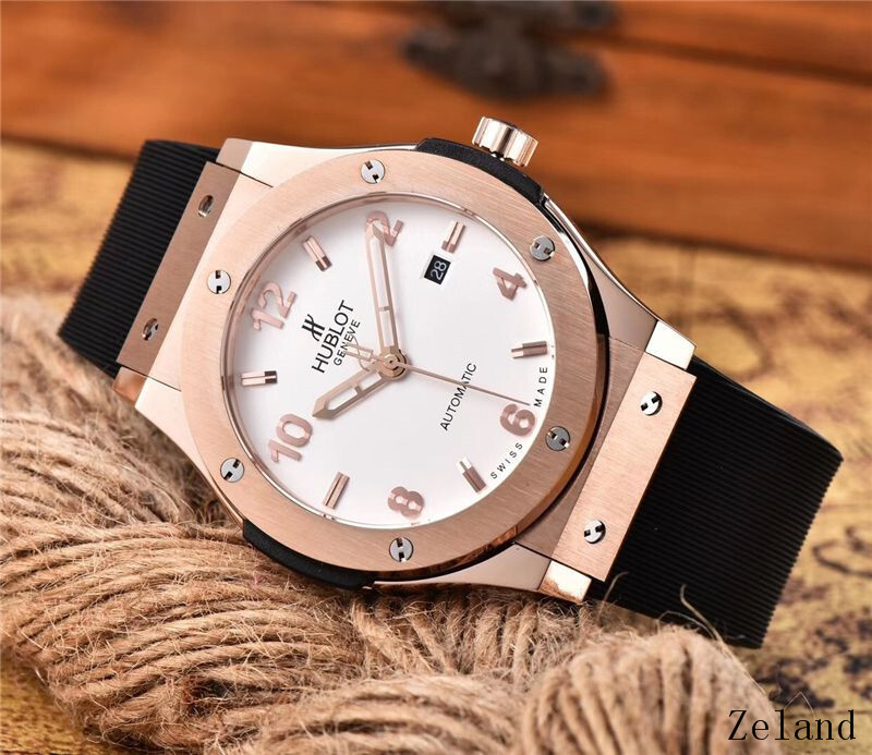 Men's Automatic Mechanical Watch 904L Stainless Steel 42mm-HB35