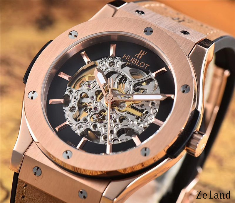 Men's Automatic Mechanical Watch 904L Stainless Steel 42mm-HB47