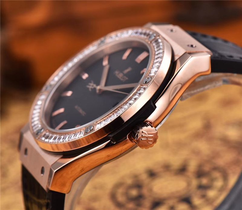 Men's Automatic Mechanical Watch 904L Stainless Steel 42mm-HB30