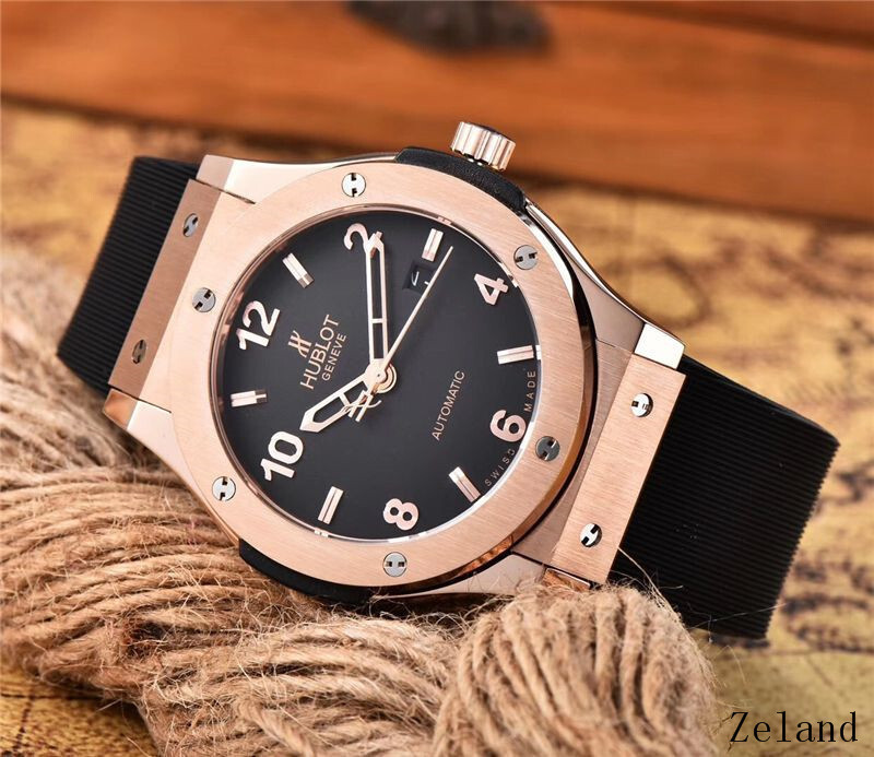 Men's Automatic Mechanical Watch 904L Stainless Steel 42mm-HB35