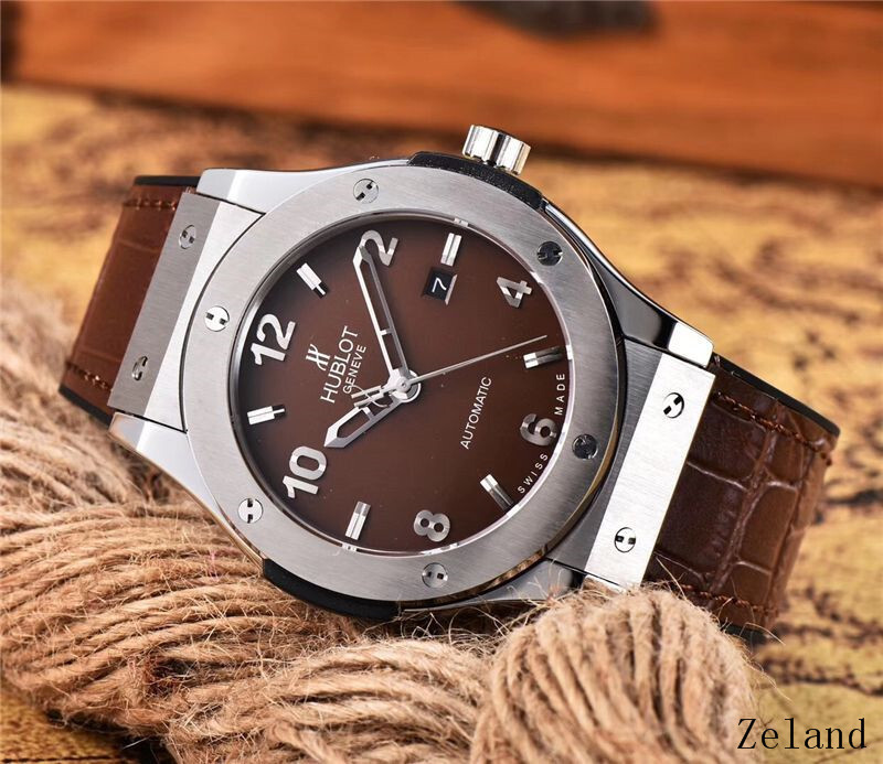 Men's Automatic Mechanical Watch 904L Stainless Steel 42mm-HB36