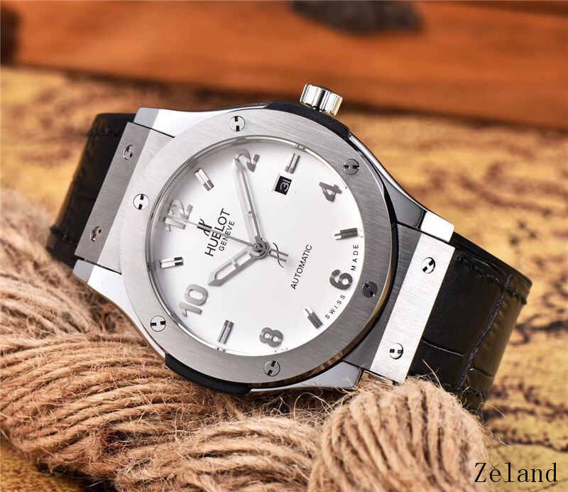 Men's Automatic Mechanical Watch 904L Stainless Steel 42mm-HB36