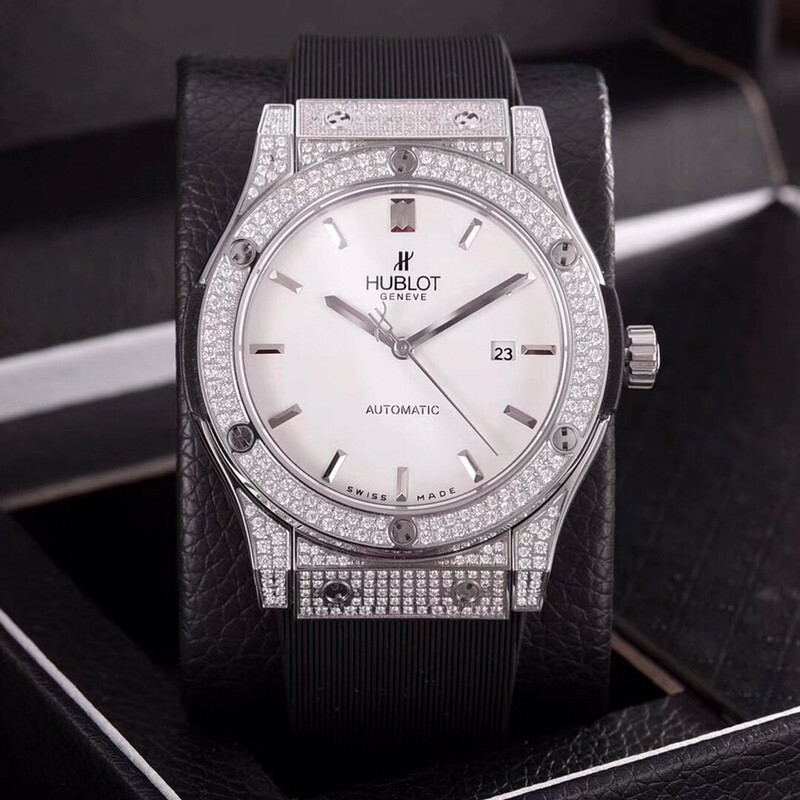 Men's Automatic Mechanical Watch 904L Stainless Steel 41mm-HB6