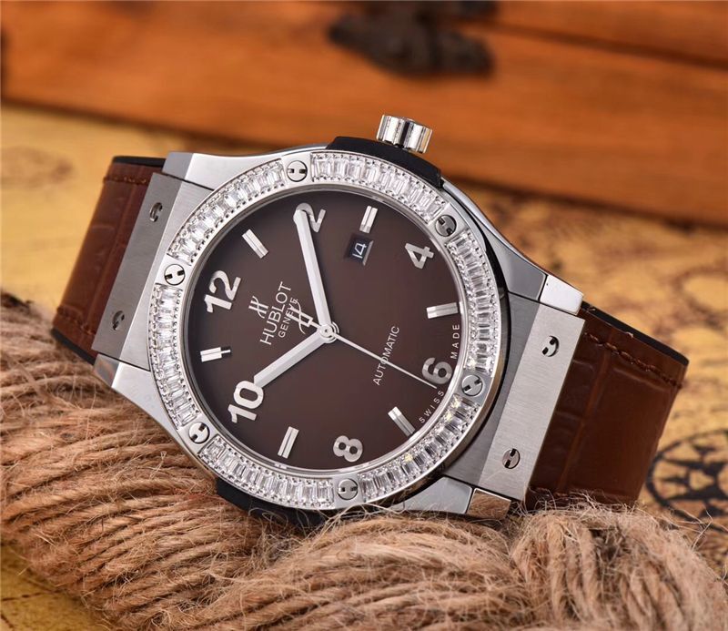 Men's Automatic Mechanical Watch 904L Stainless Steel 42mm-HB29