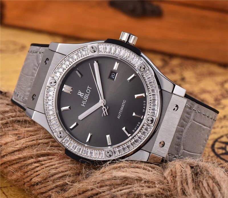 Men's Automatic Mechanical Watch 904L Stainless Steel 42mm-HB30