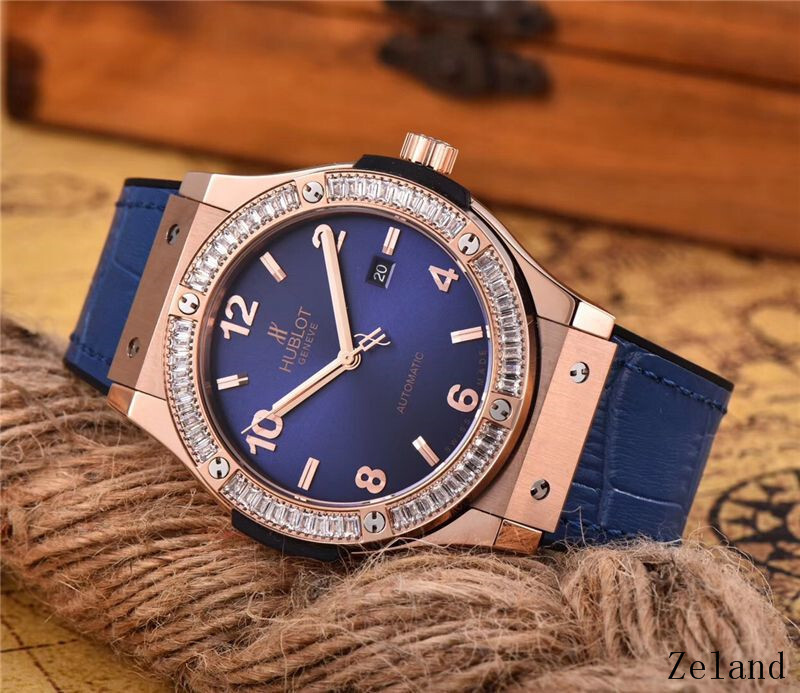 Men's Automatic Mechanical Watch 904L Stainless Steel 42mm-HB33