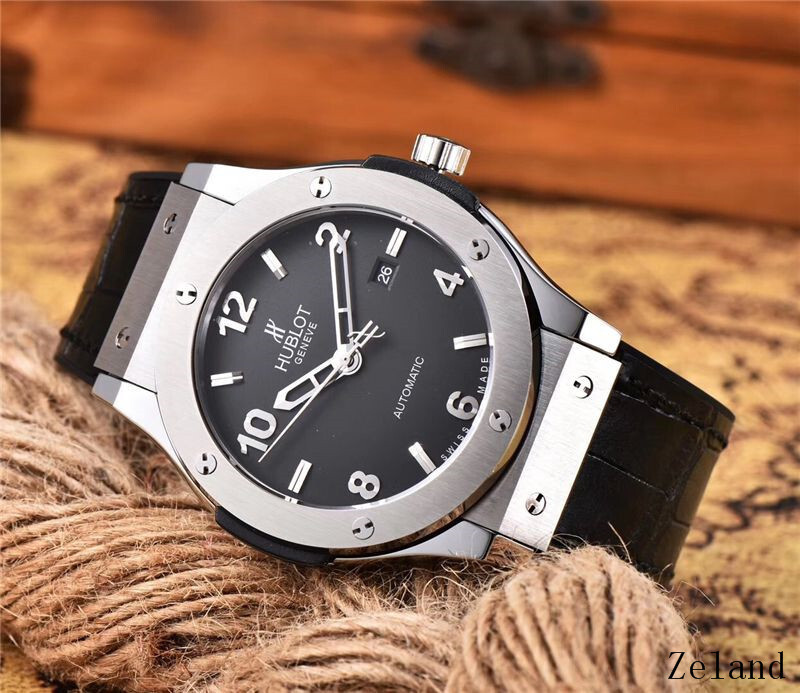 Men's Automatic Mechanical Watch 904L Stainless Steel 42mm-HB36