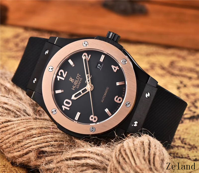 Men's Automatic Mechanical Watch 904L Stainless Steel 42mm-HB35