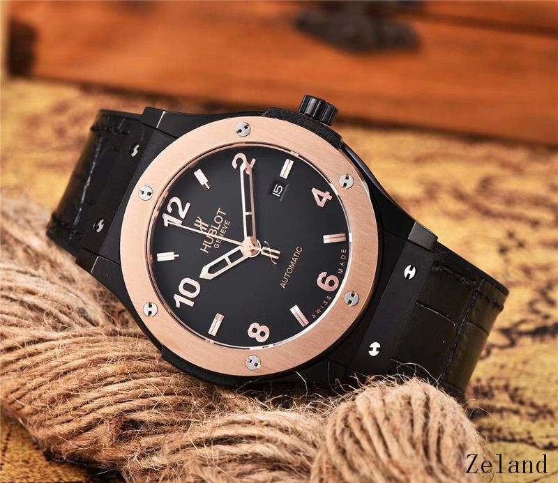 Men's Automatic Mechanical Watch 904L Stainless Steel 42mm-HB35
