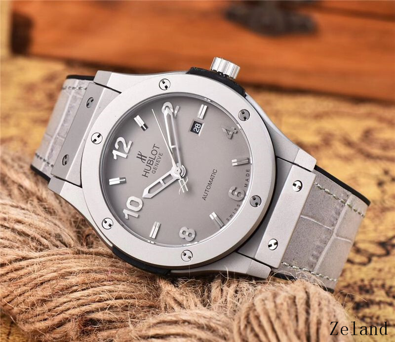 Men's Automatic Mechanical Watch 904L Stainless Steel 42mm-HB36
