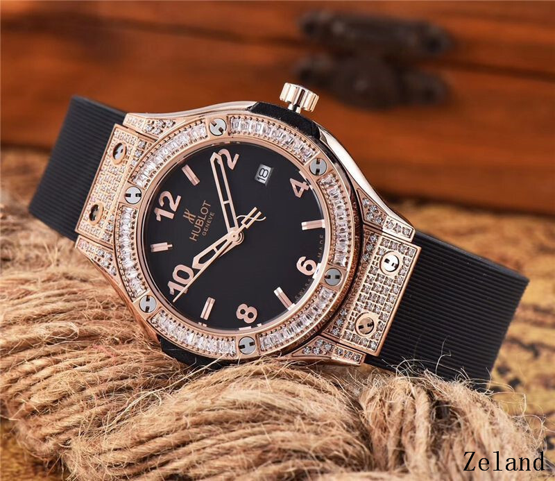 Women's  Quartz Watch Chronograph 904L Stainless Steel 33mm-HB45