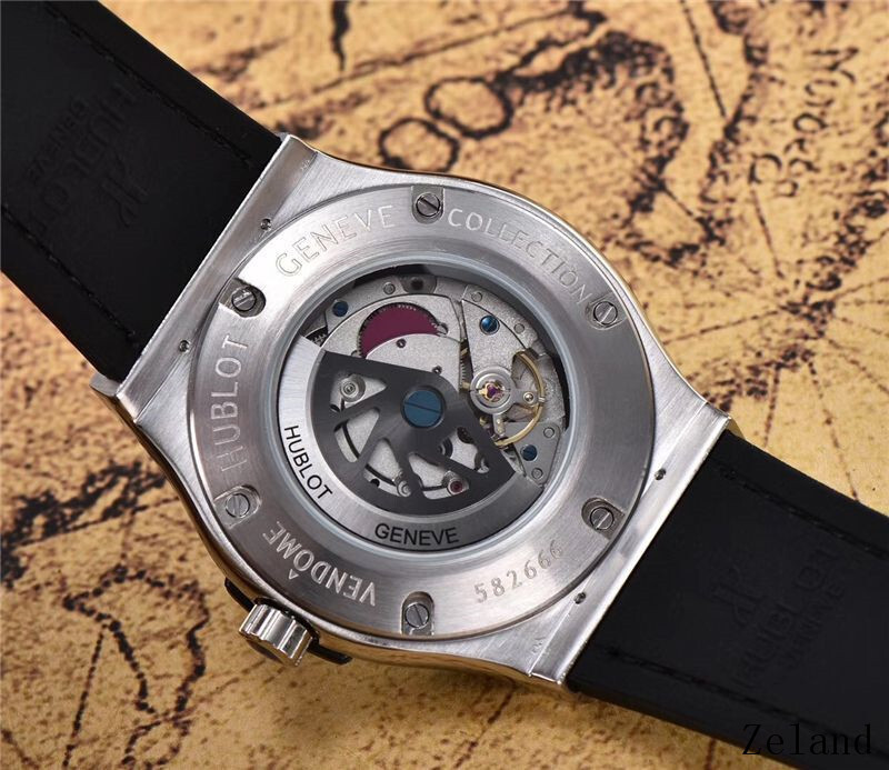 Men's Automatic Mechanical Watch 904L Stainless Steel 42mm-HB36