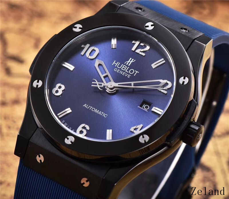 Men's Automatic Mechanical Watch 904L Stainless Steel 42mm-HB35