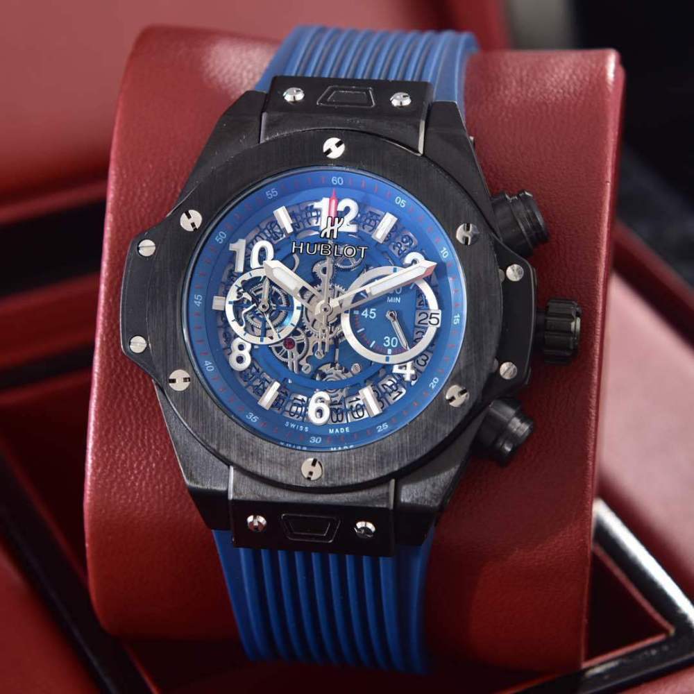 Men's Quartz Watch Chronograph 904L Stainless Steel 42mm-HB20