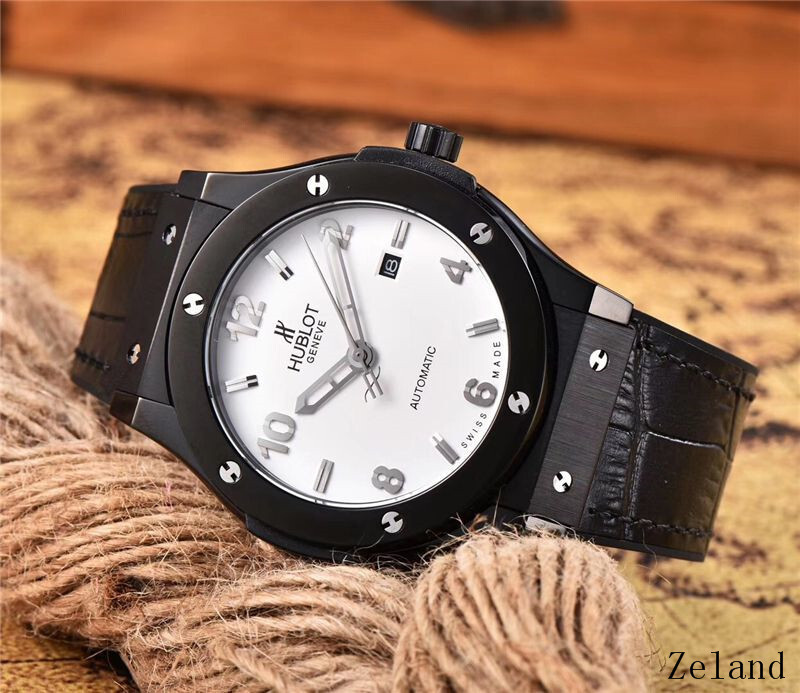 Men's Automatic Mechanical Watch 904L Stainless Steel 42mm-HB35